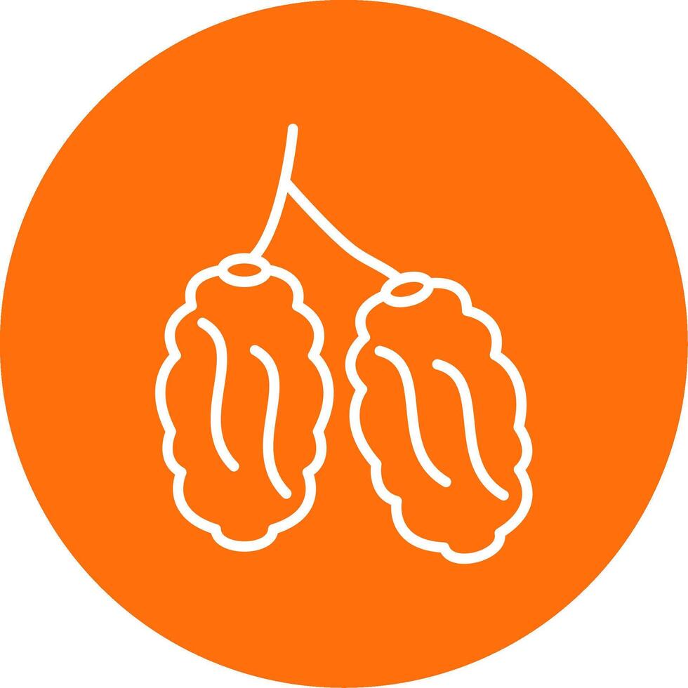 Dates Line Circle color Icon vector