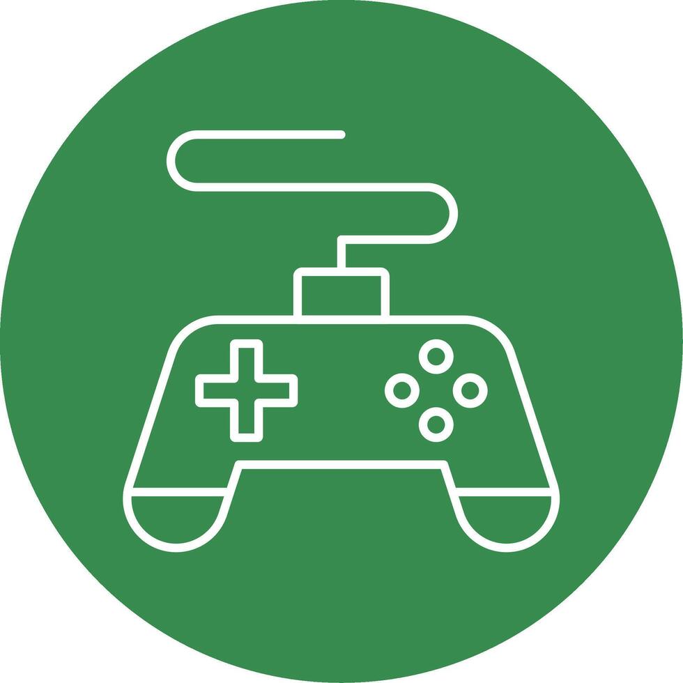 Game Console Line Circle color Icon vector