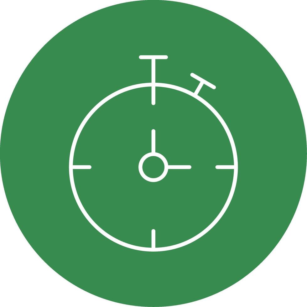 Chronometer Line Circle color Icon vector