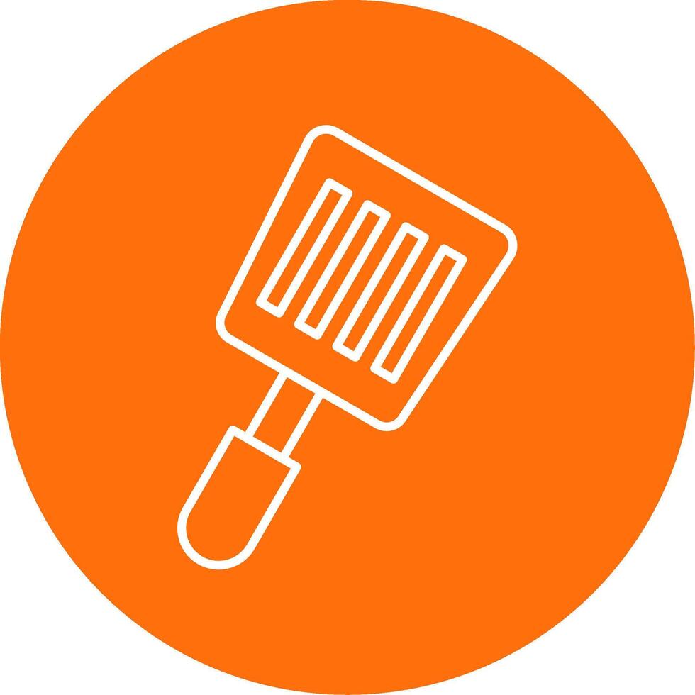 Spatula Line Circle color Icon vector