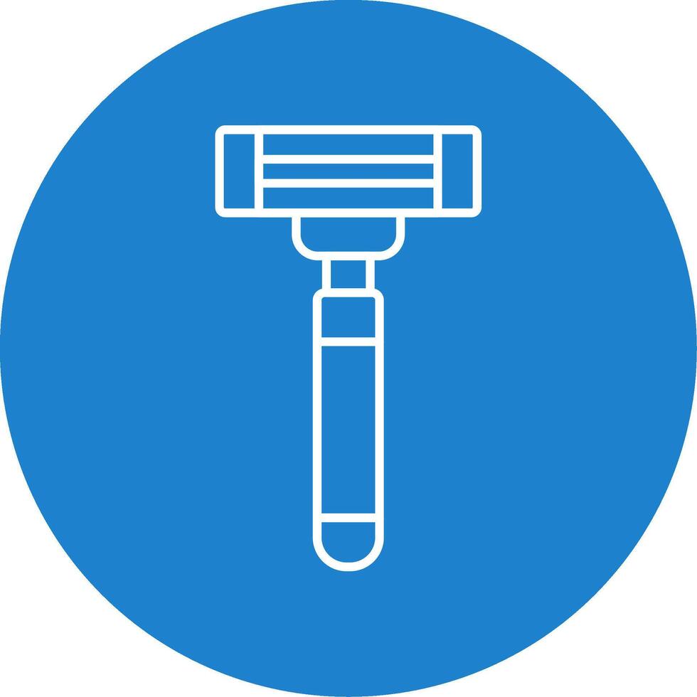 Razor Line Circle color Icon vector