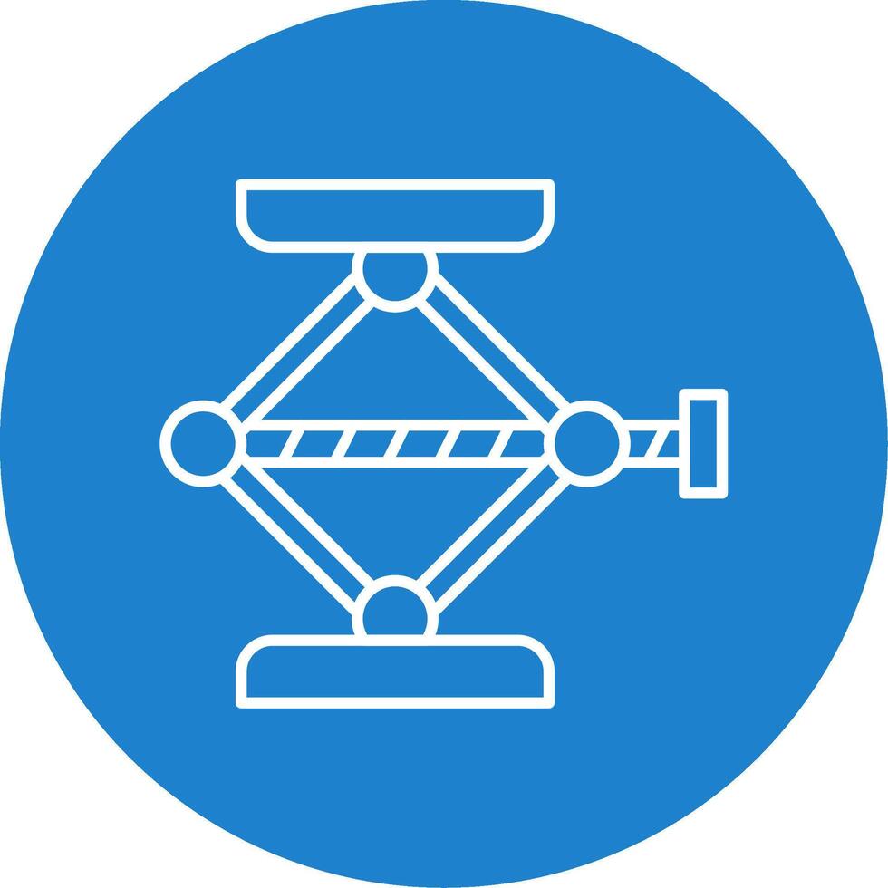 Screw Jack Line Circle color Icon vector