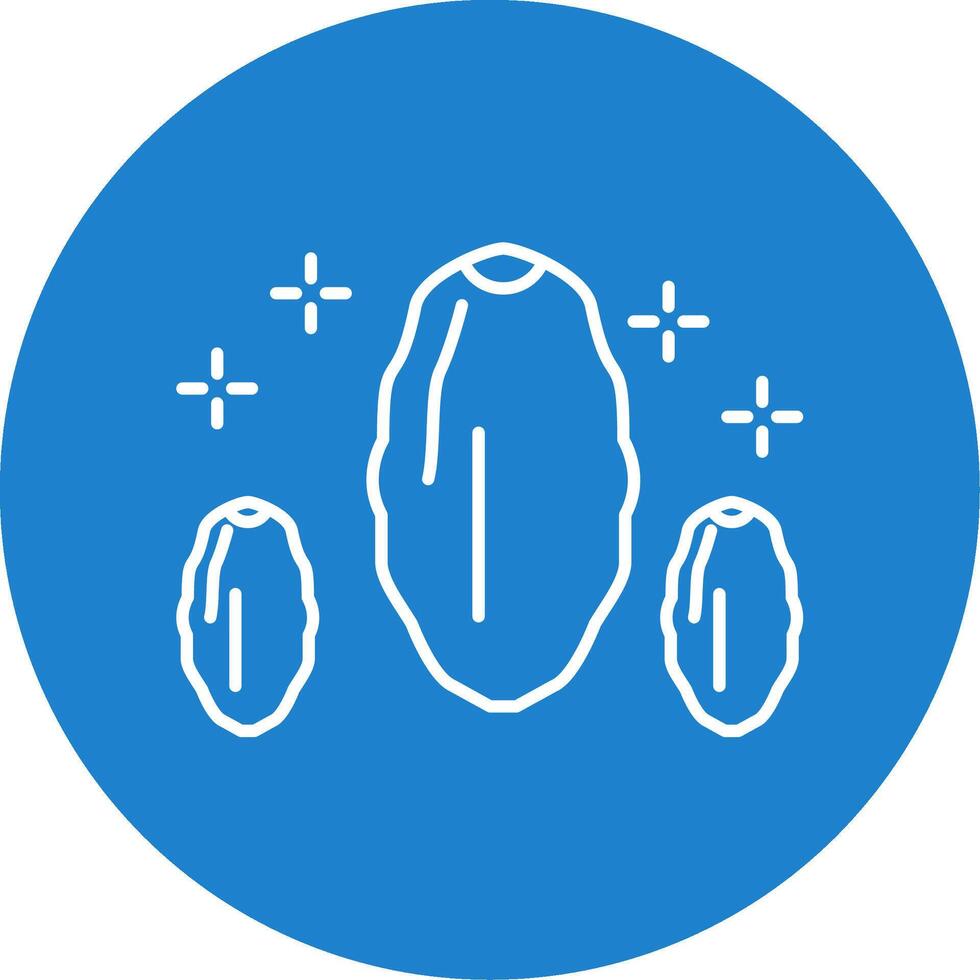 Dates Line Circle color Icon vector