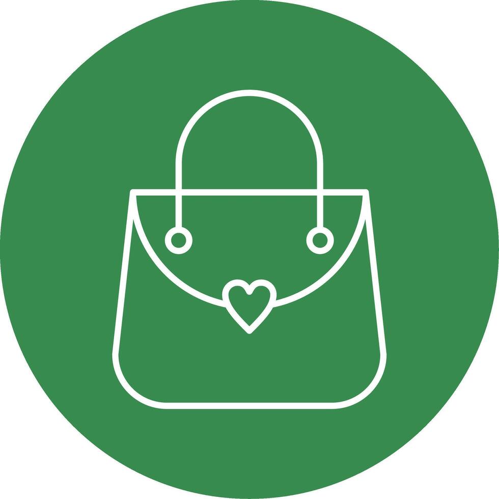 Purse Line Circle color Icon vector