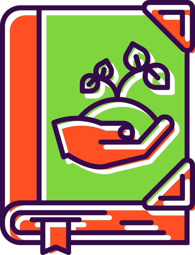 Ecology Filled Icon vector