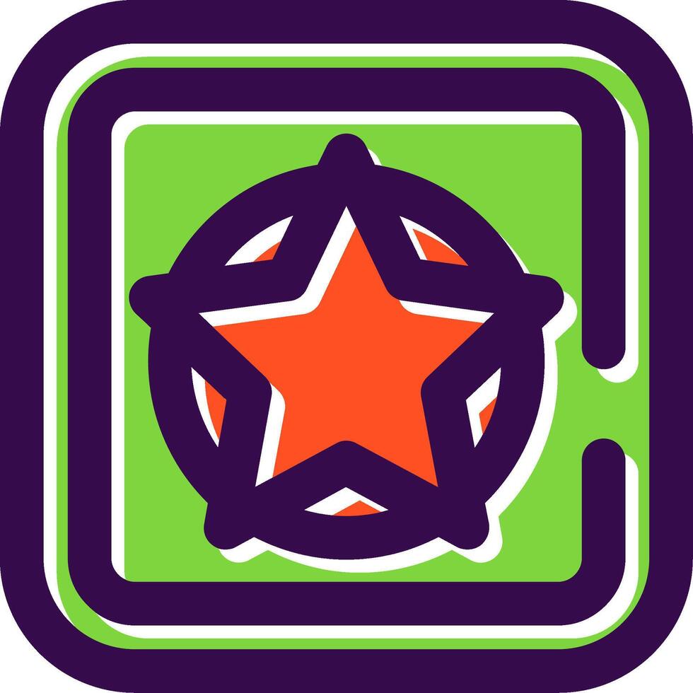 Star Filled Icon vector