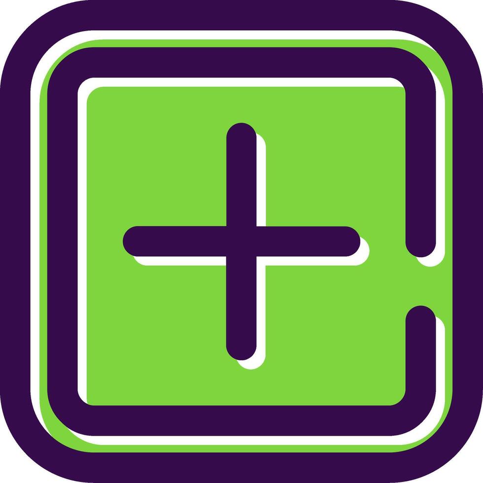 Add Filled Icon vector