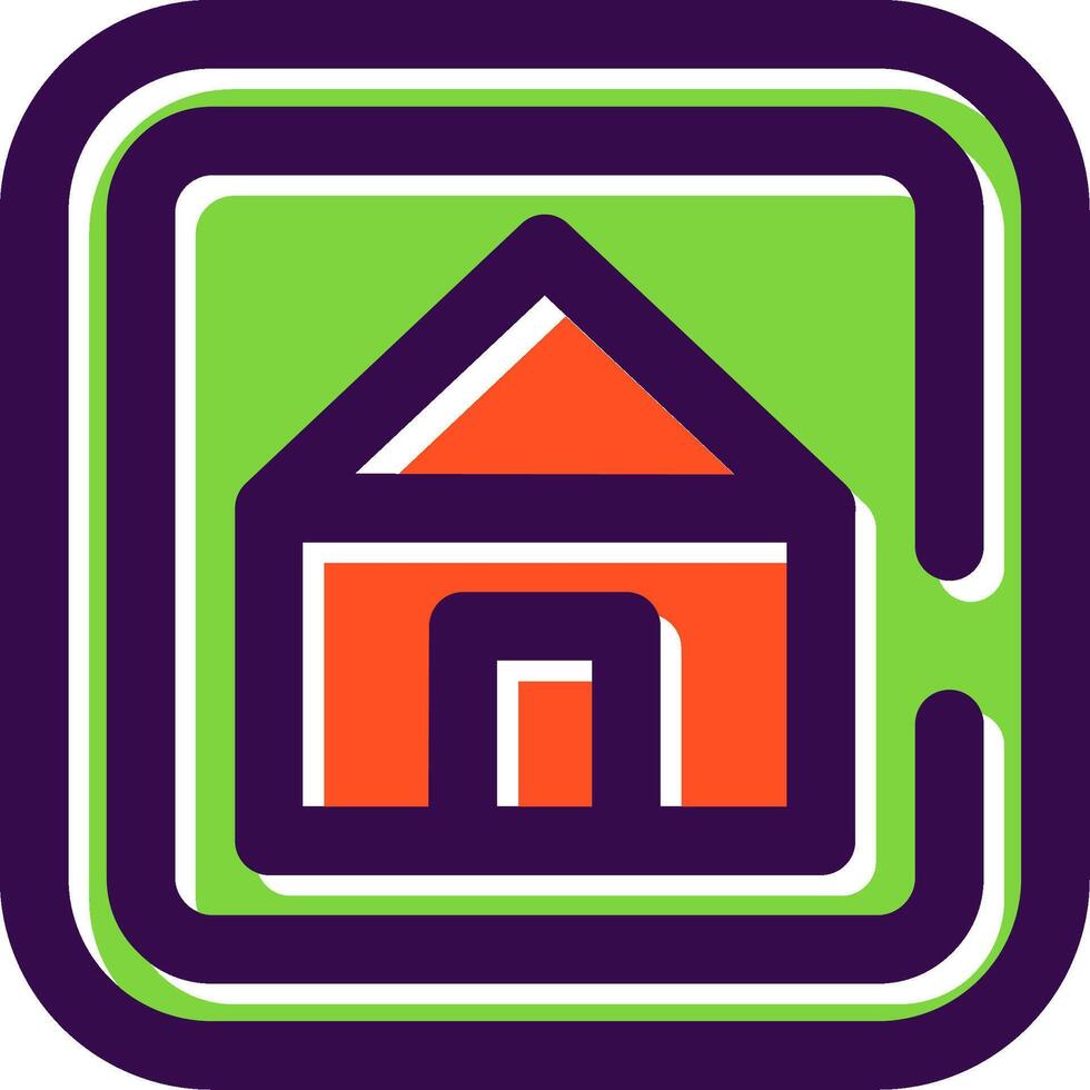 Home Filled Icon vector