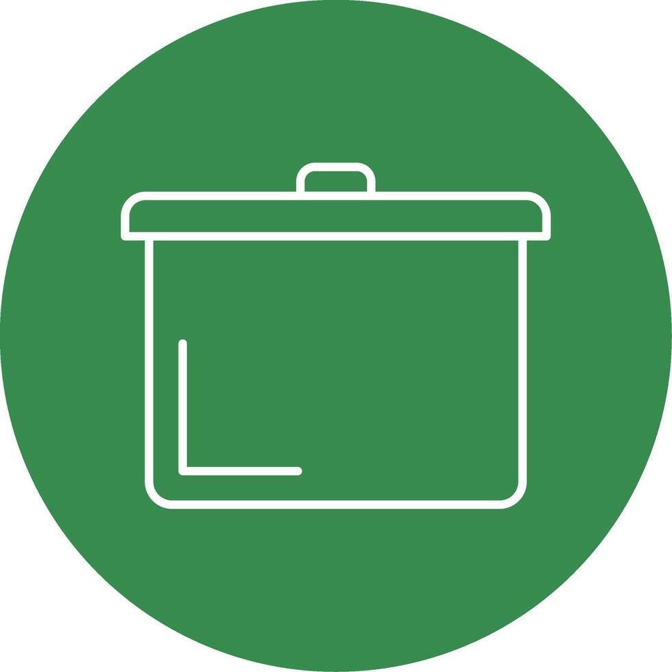 Pot Line Circle color Icon vector