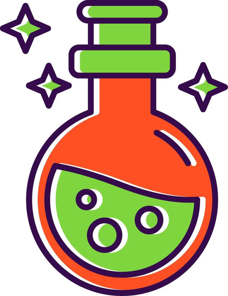 Potion Filled Icon vector