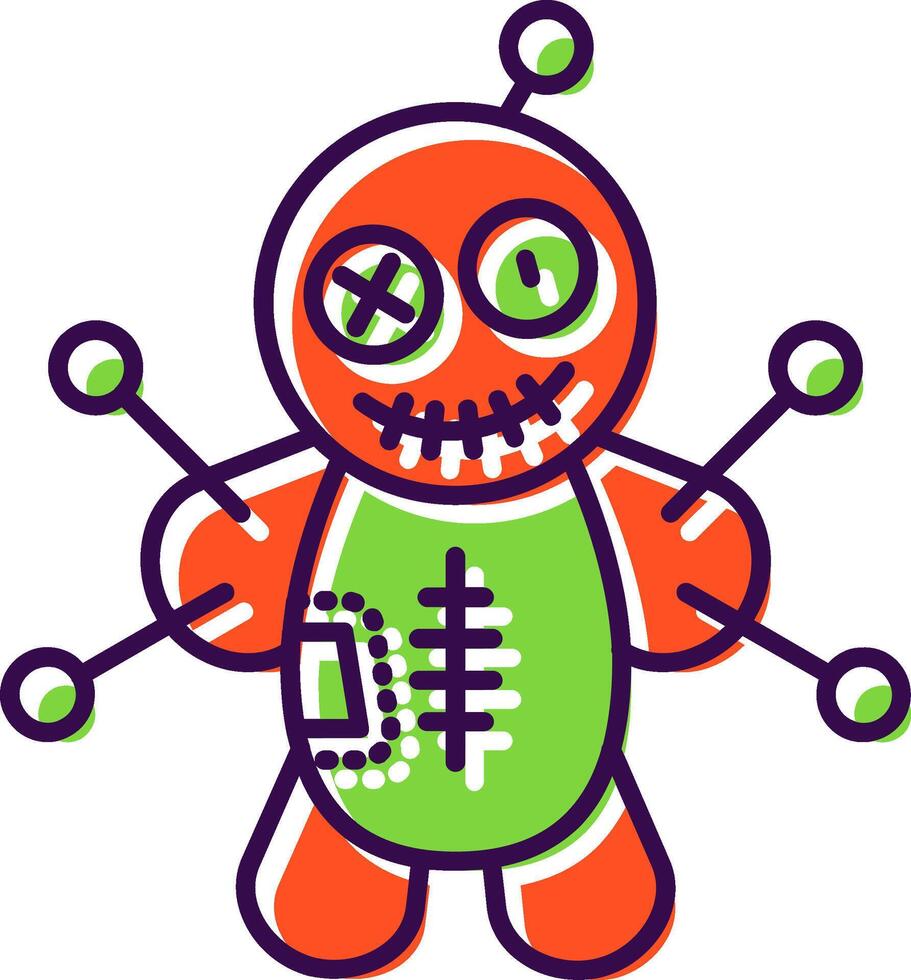 Voodoo Filled Icon vector