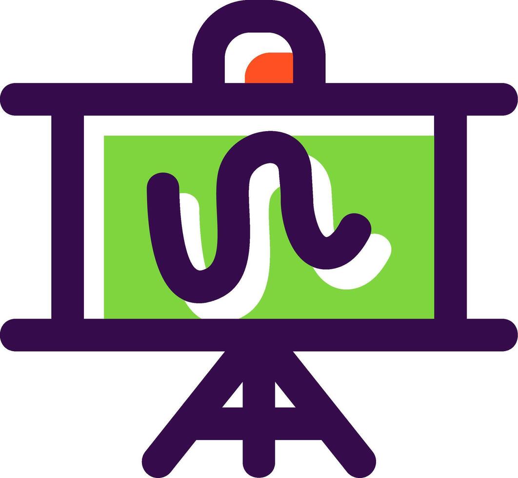 White board Filled Icon vector