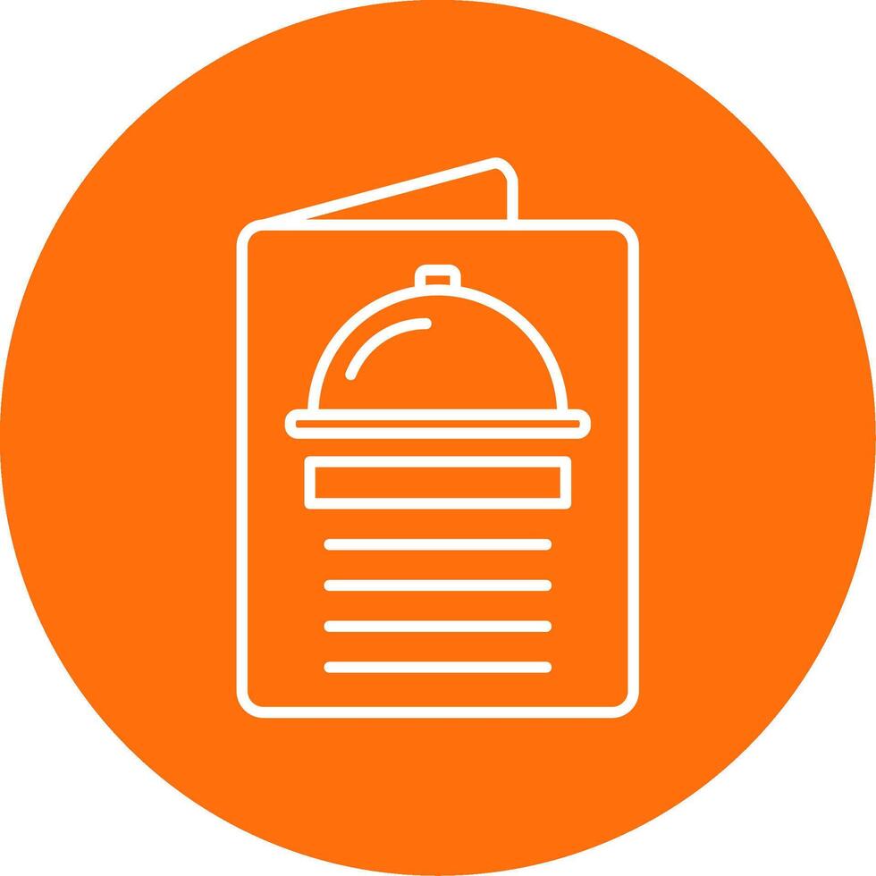 Menu Line Circle color Icon vector