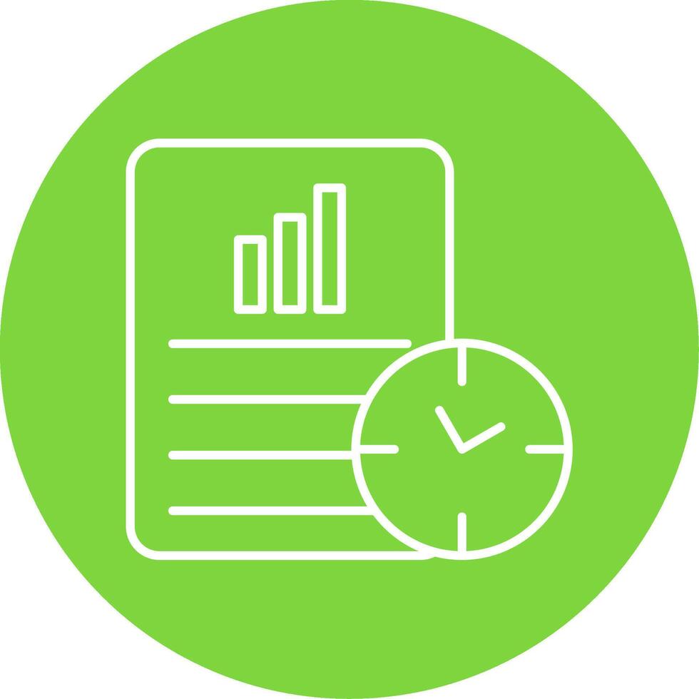 Productivity Line Circle color Icon vector