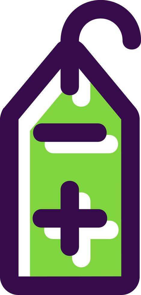 Add tag Filled Icon vector