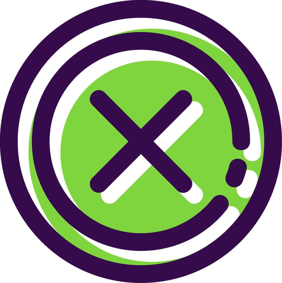 Delete 1 Filled Icon vector