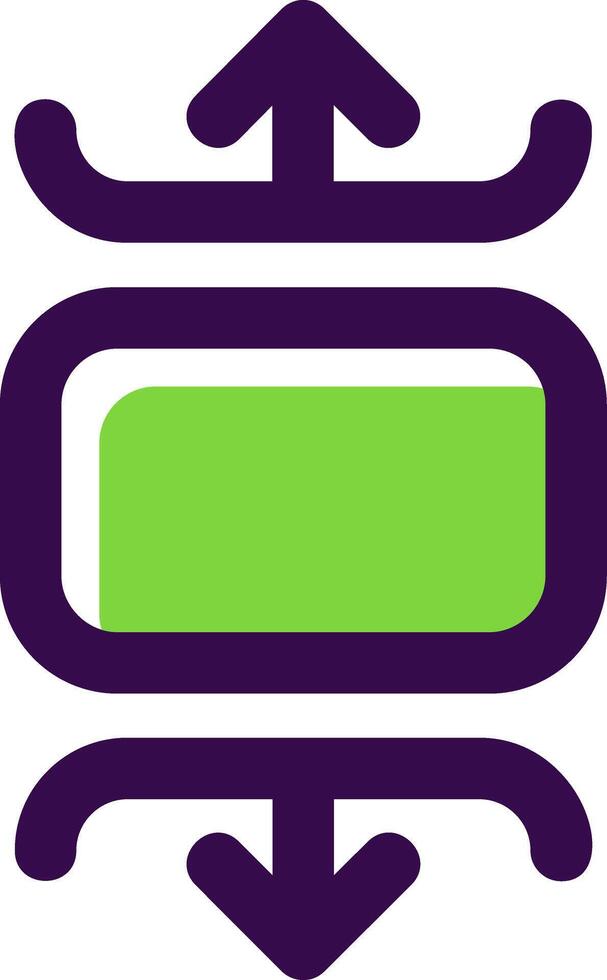Carousel vertical Filled Icon vector