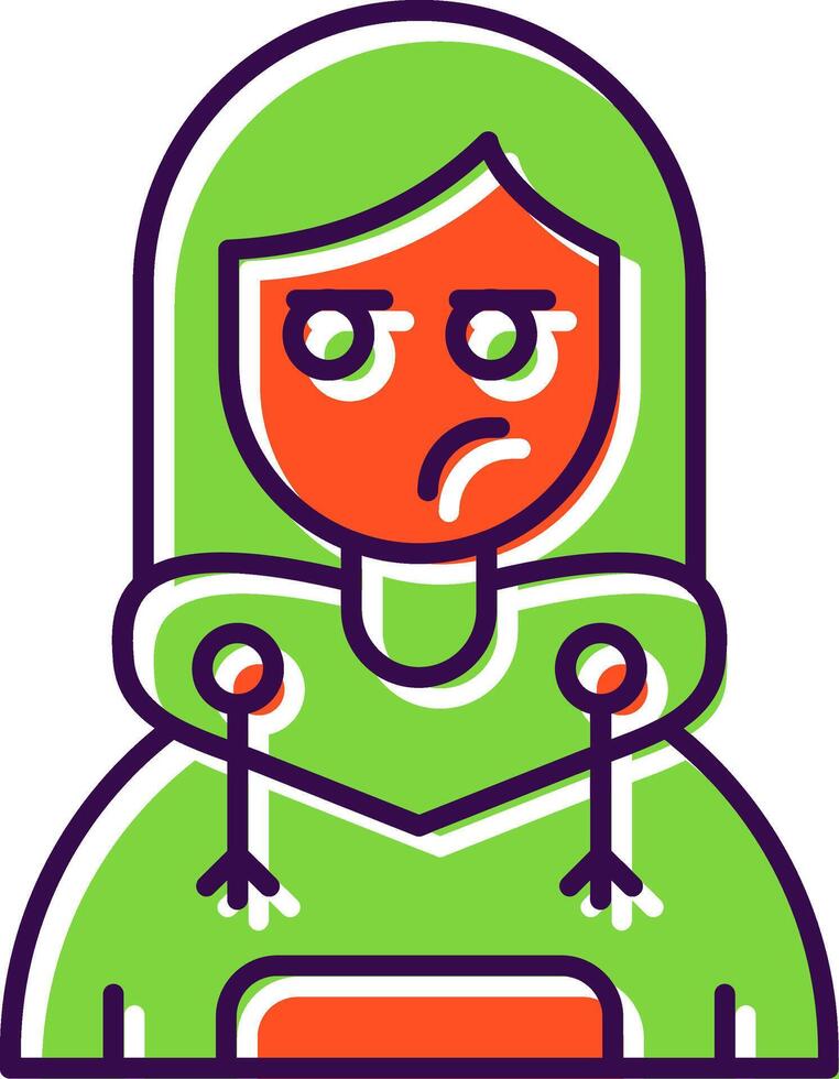 Liar Filled Icon vector