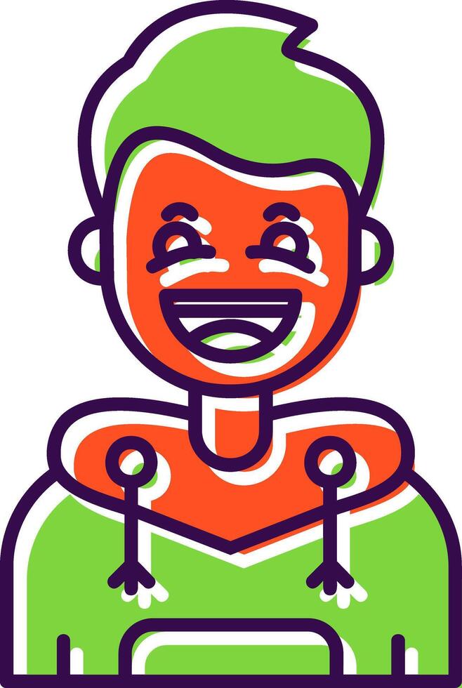 FALSE Filled Icon vector