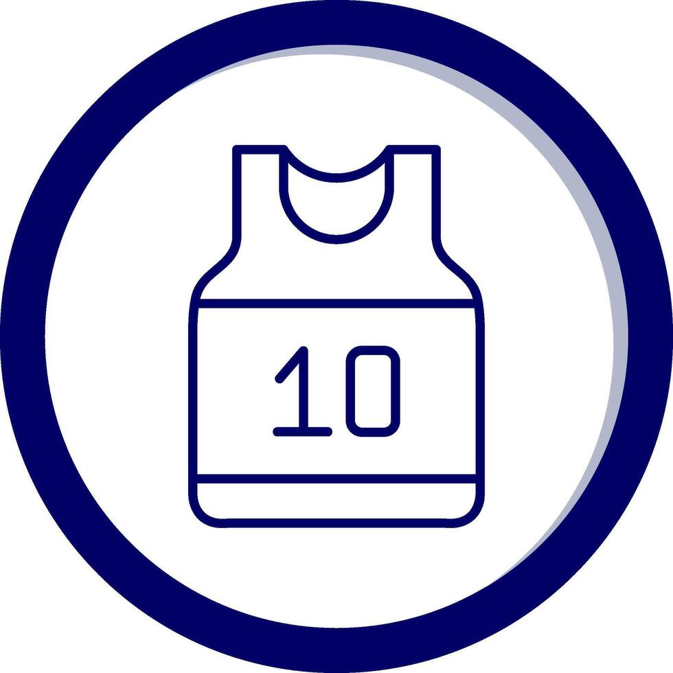 Basketball Jersey Vector Icon