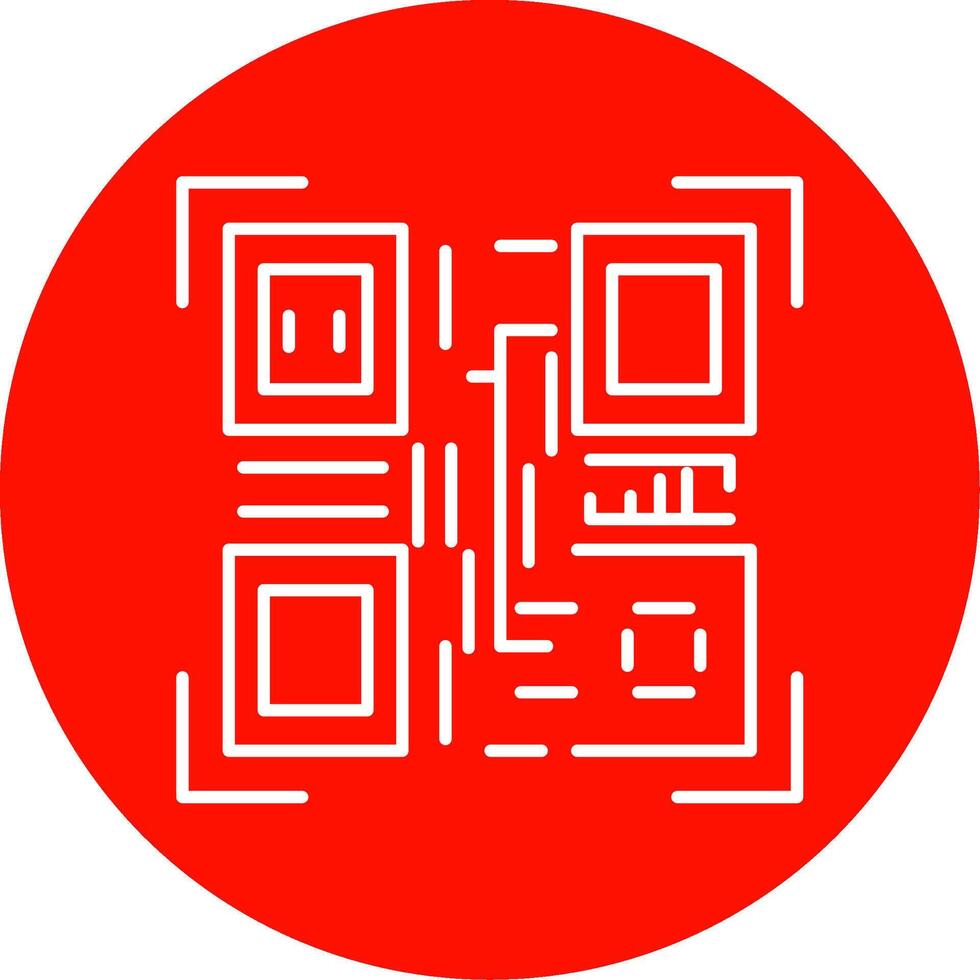 Qr Code Line Circle color Icon 38718977 Vector Art at Vecteezy