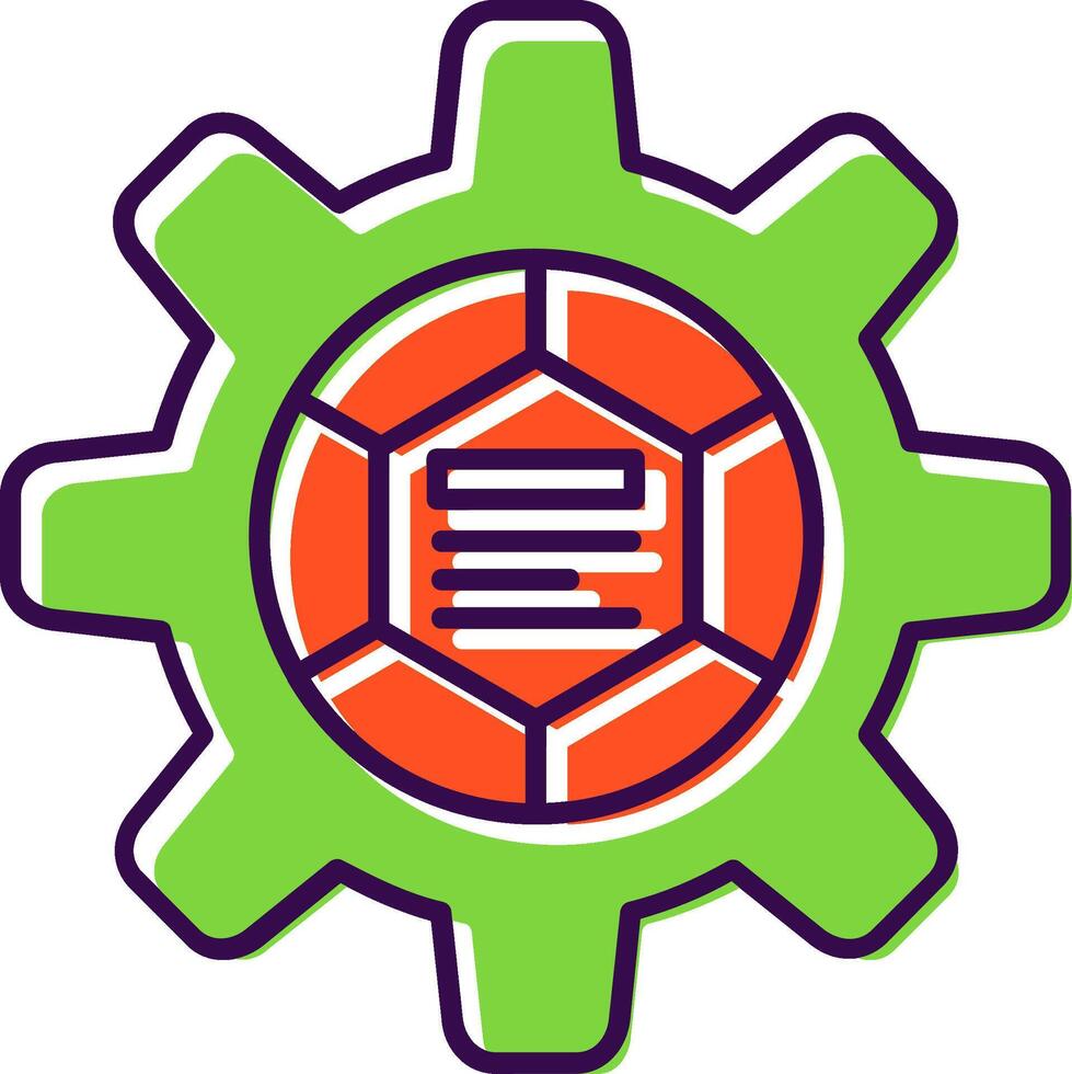 Infographic elements Filled Icon vector