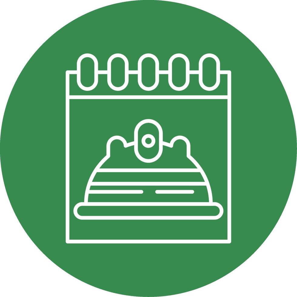 Labour Day Line Circle color Icon vector
