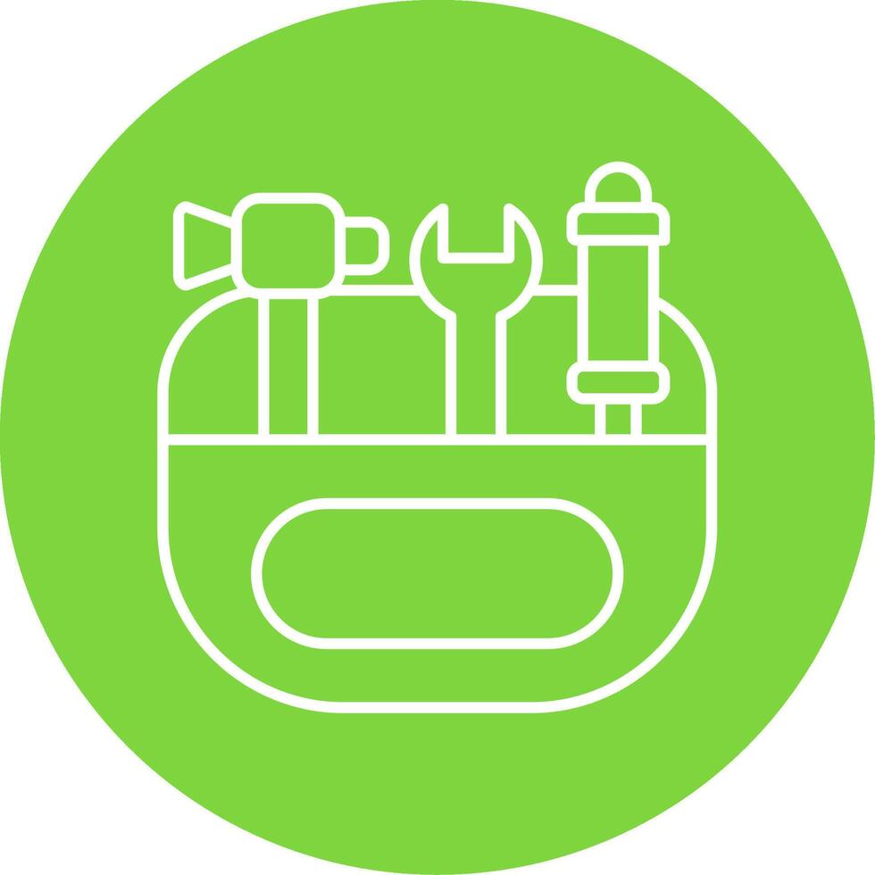Toolkit Line Circle color Icon vector