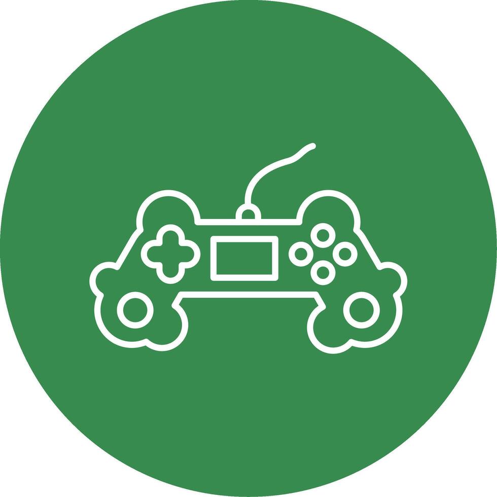 Gaming Line Circle color Icon vector