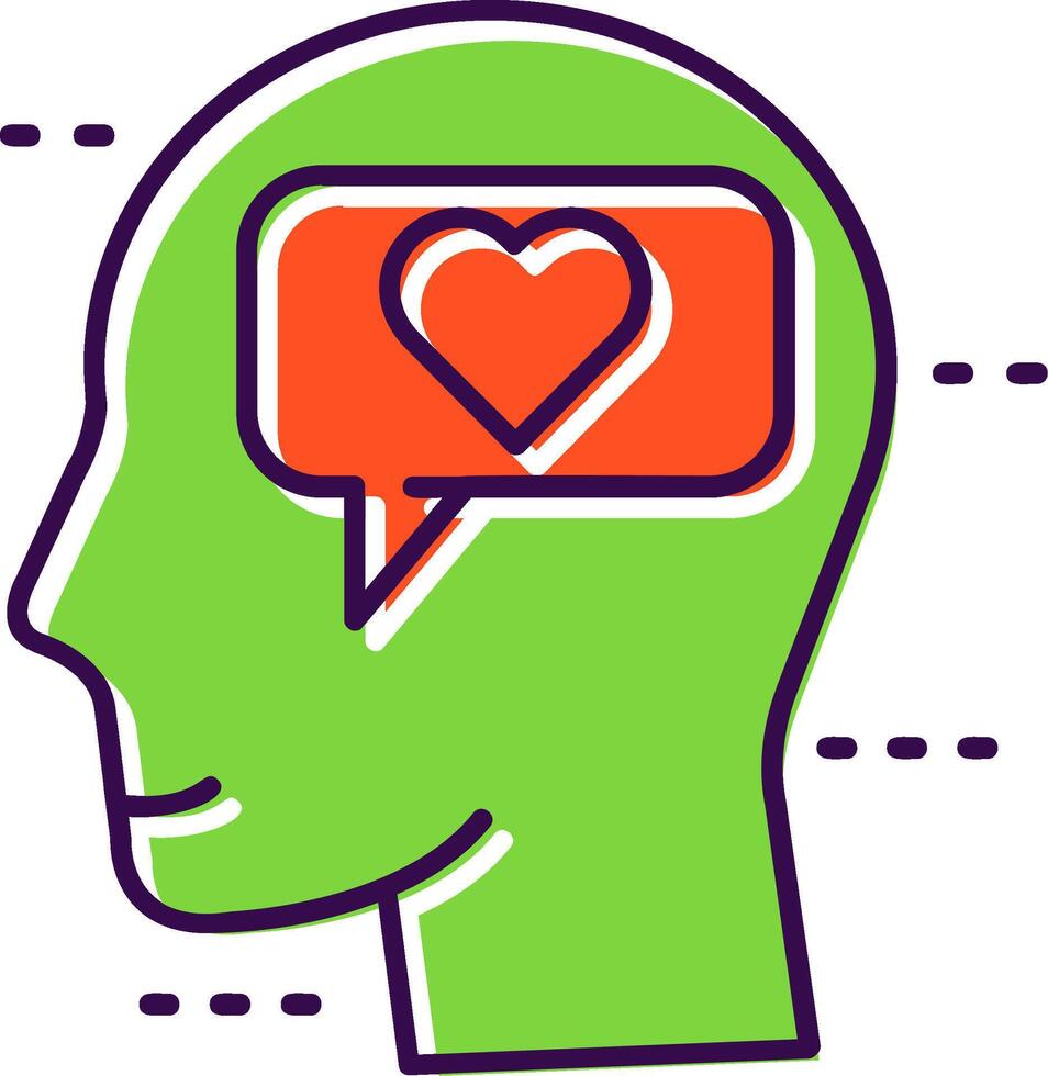 Dialog Filled Icon vector