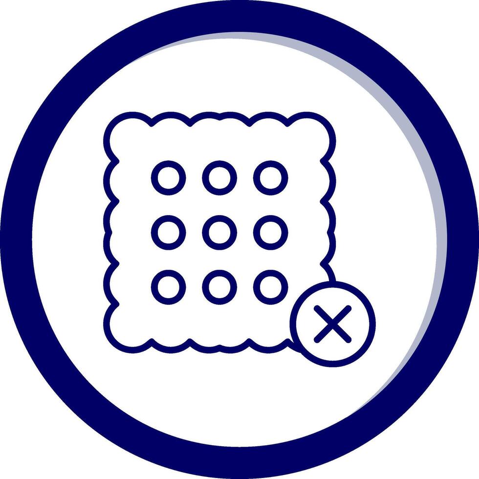 No Sweets Vector Icon