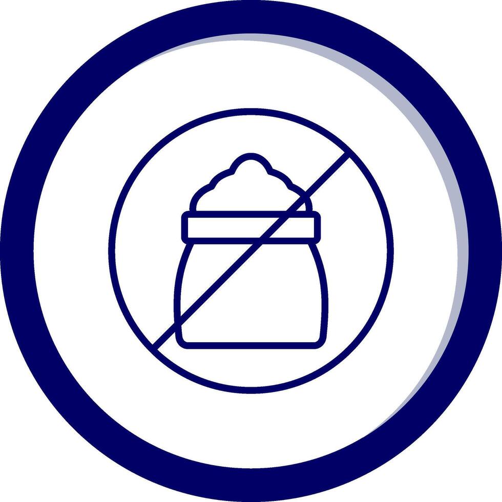 No Sugar Vector Icon