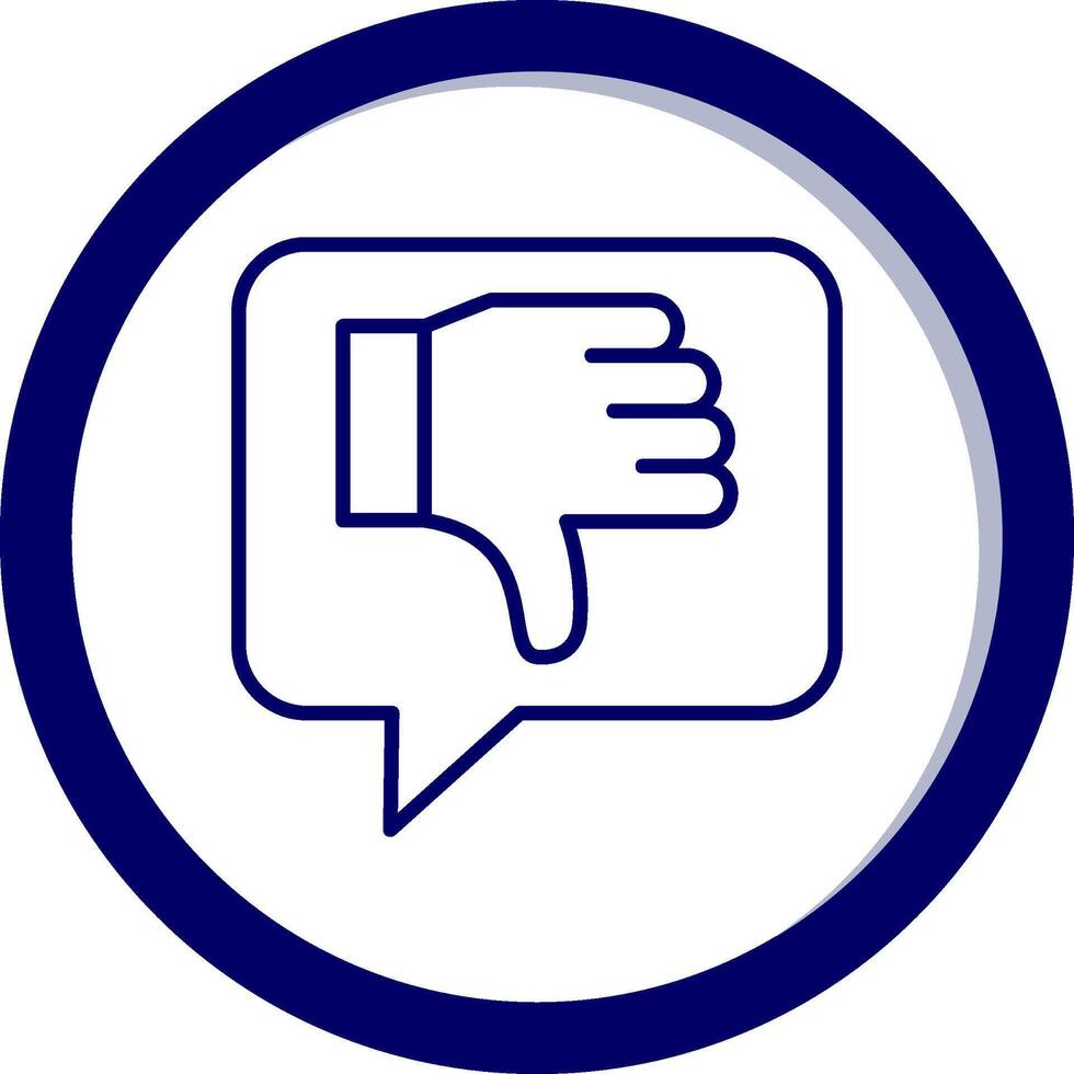 Dislike Vector Icon