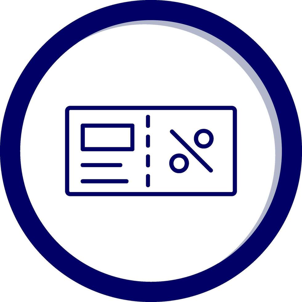 Voucher Black Friday Vector Icon