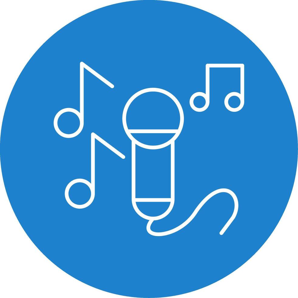 Sing Line Circle color Icon vector