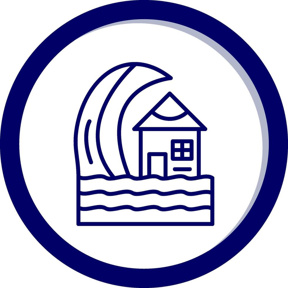 Tsunami Vector Icon