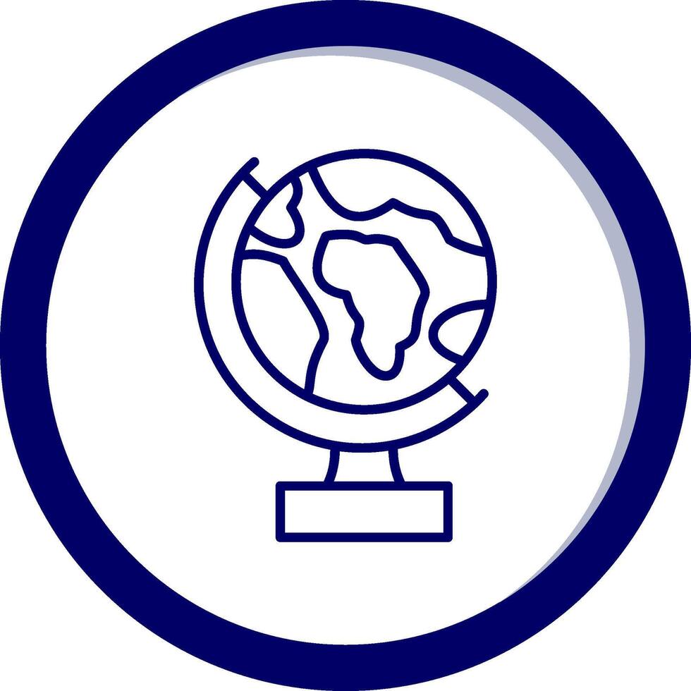 Earth Globe Vector Icon