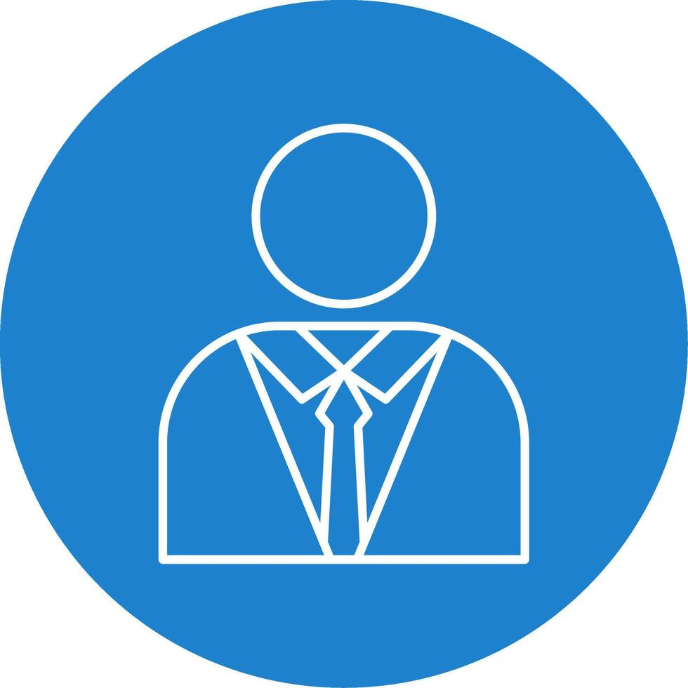 Student Line Circle color Icon vector