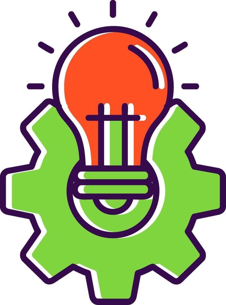 Idea Filled Icon vector