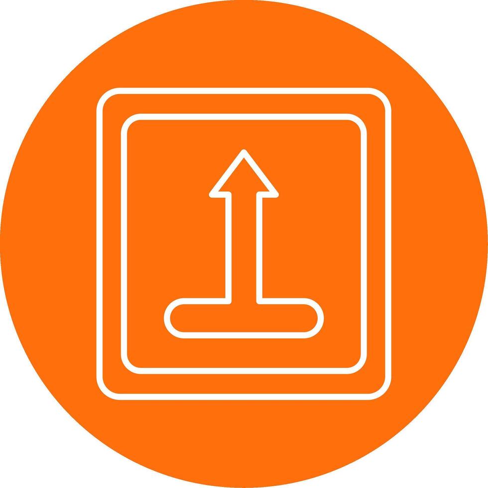 Merge Line Circle color Icon vector