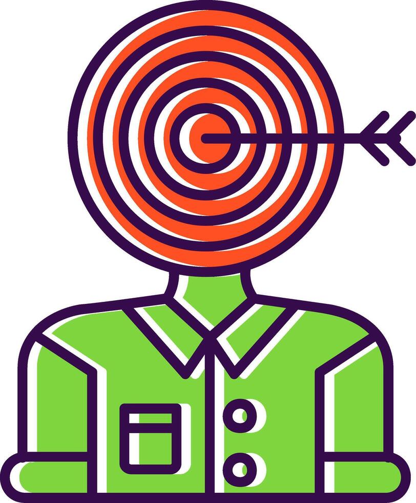 Audience Filled Icon vector