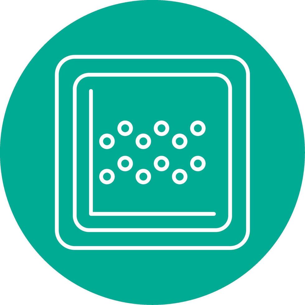 Chart Line Circle color Icon vector