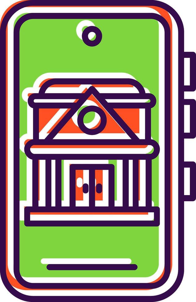 App Filled Icon vector