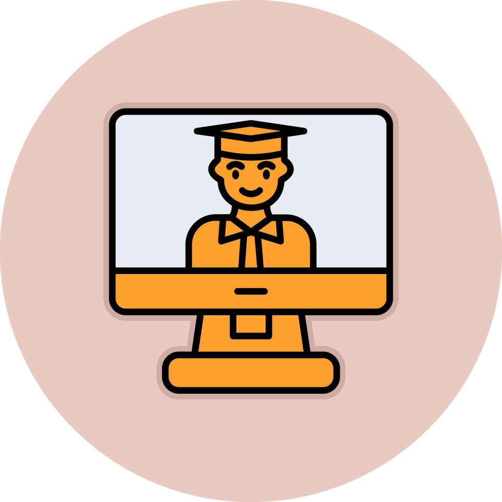 Online Learning Vector Icon