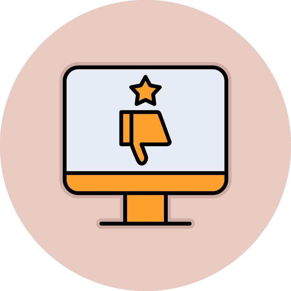 Bad Review Vector Icon