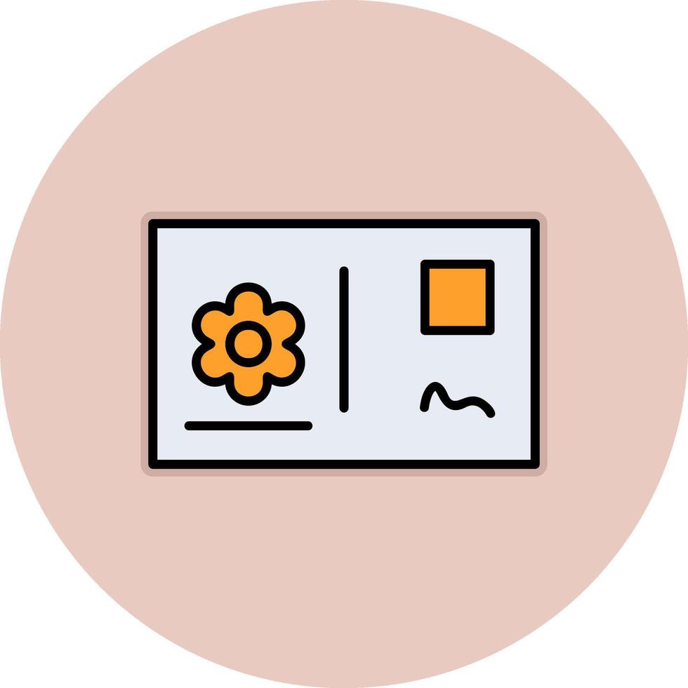 Postcard Vector Icon
