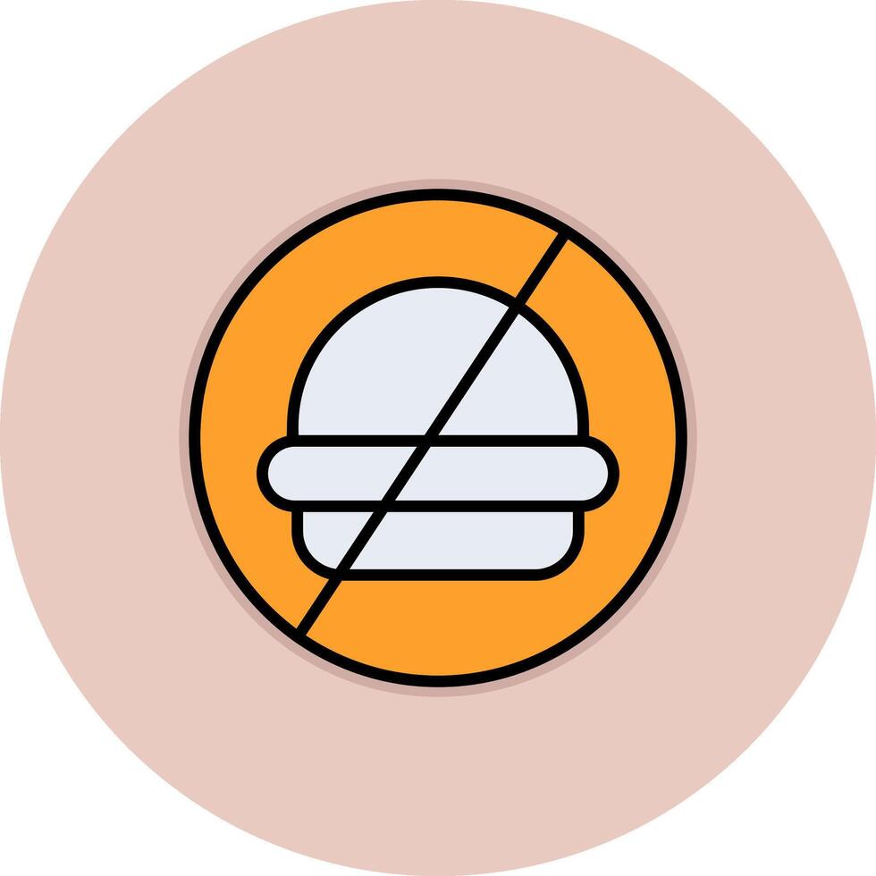 No Food Vector Icon