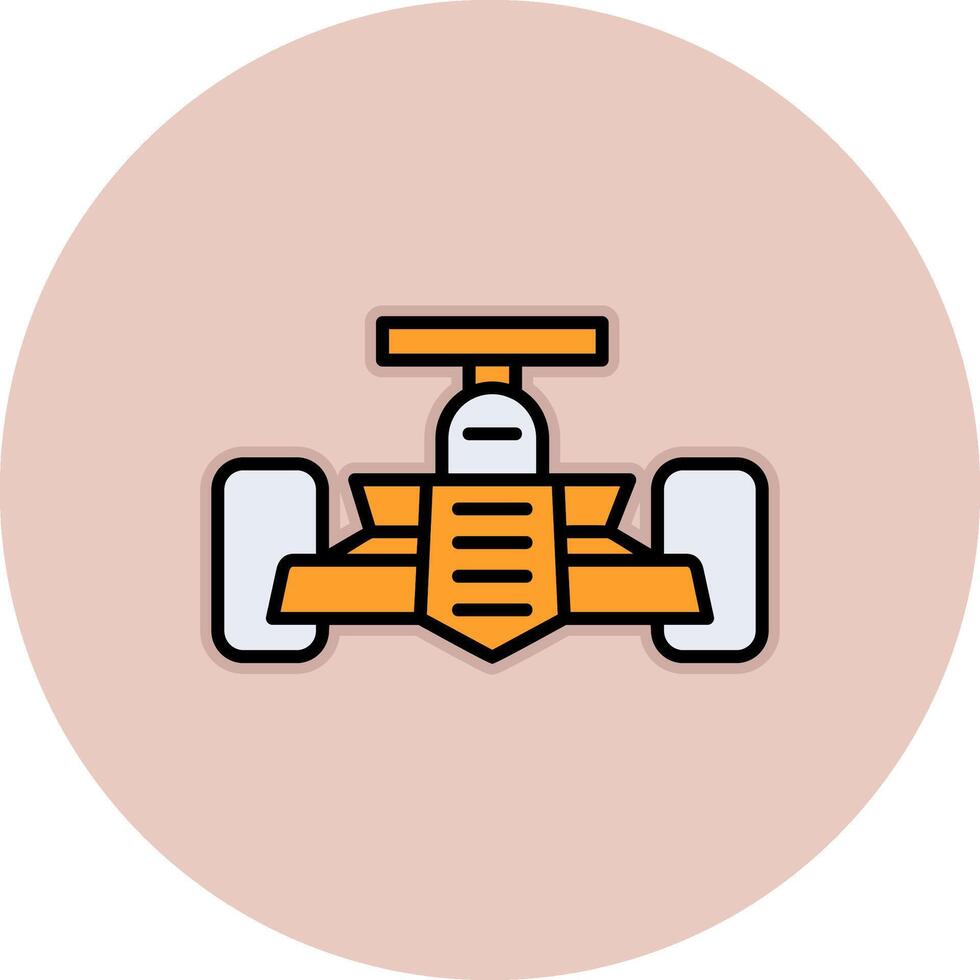 Racing Car Vector Icon