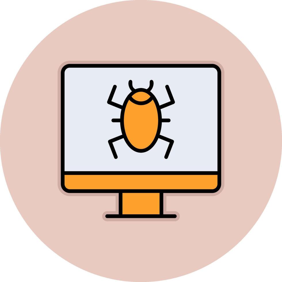 Computer Virus Vector Icon