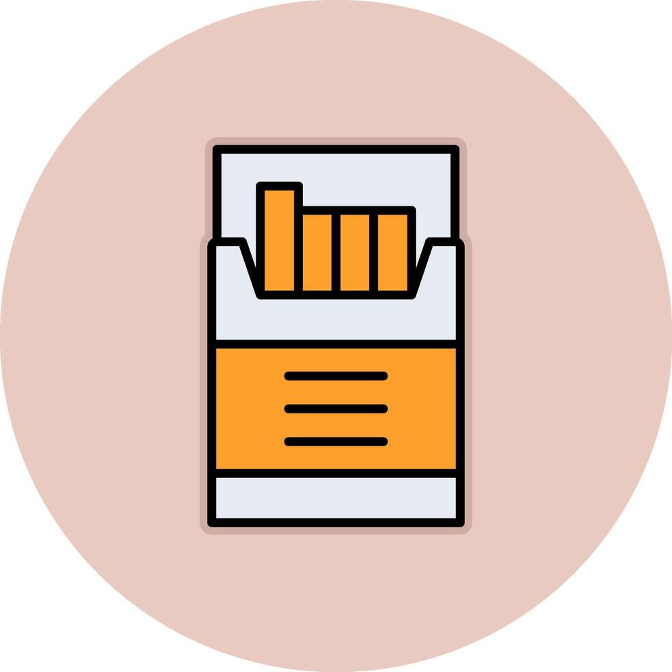 Cigarette Box Vector Icon